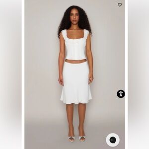 Guizio Paloma Top NWT size S in white